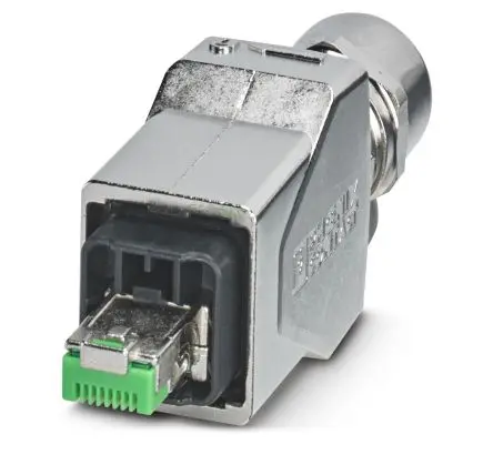 Produktfoto 1 von Phoenix Contact CUC-V14-C1ZNI-S/R4E8 Stecker Cat.5 RJ45-Steckverbinder, 1-Port 8-polig Abgeschirmt Kabel Gerade