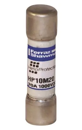 Produktfoto 1 von Mersen HP6M Patronensicherung gPV / 10A 10 x 38 mm 600V ac Glas Melamin gPV