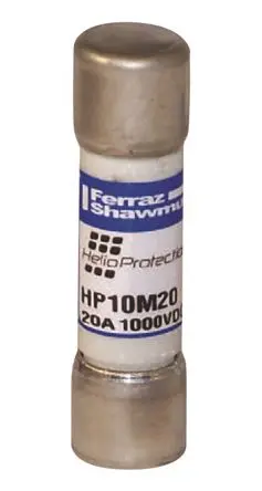 Produktfoto 1 von Mersen HP6M Patronensicherung gPV / 12A 10 x 38 mm 600V ac Glas Melamin gPV