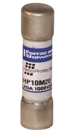 Produktfoto 1 von Mersen HP6M Patronensicherung gPV / 8 A 10 x 38 mm 600 V Glas Melamin gPV