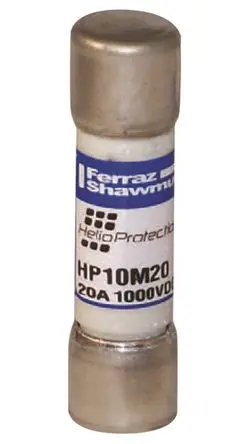 Produktfoto 1 von Mersen HP6M Patronensicherung gPV / 8A 10 x 38 mm 600V ac Glas Melamin gPV