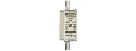 Produktfoto 1 von Mersen NH-Sicherung NH000, 500V ac / 80A, gG IEC