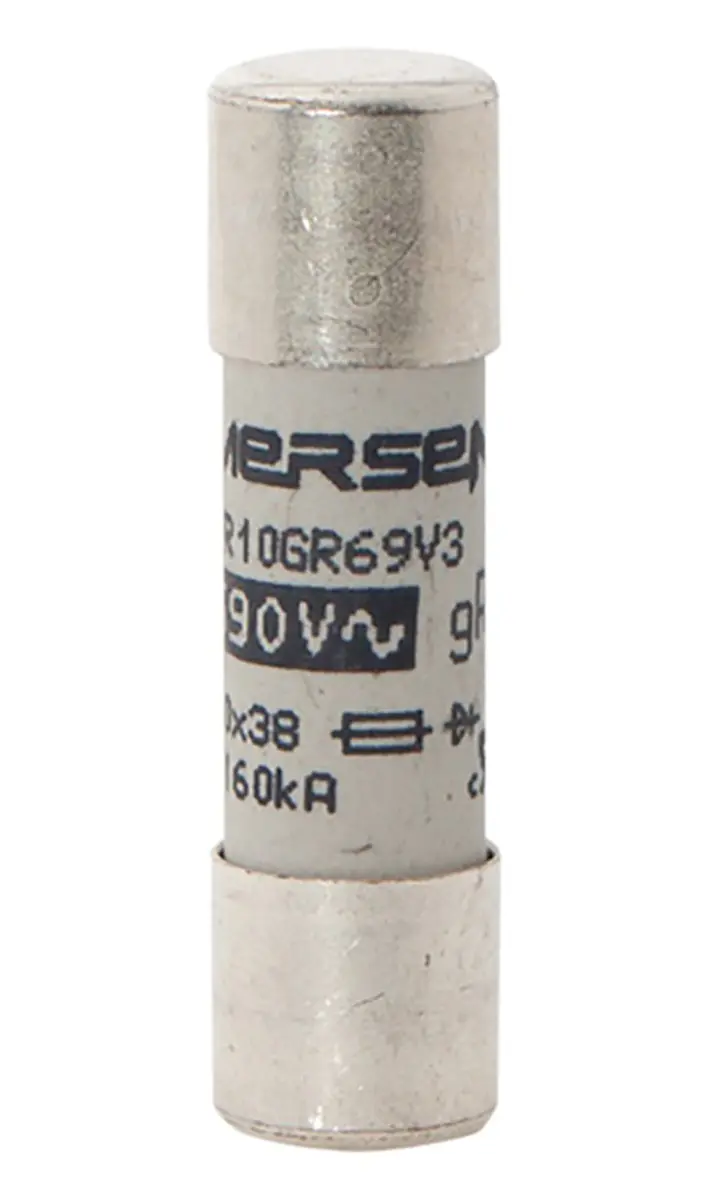 Produktfoto 1 von Mersen Protistor Patronensicherung FF / 8 A 10 x 38 mm 500 V dc, 690 V ac, 700 V ac Keramikrohr gR