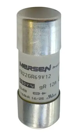 Produktfoto 1 von Mersen Protistor Patronensicherung FF / 80A 22 x 58 mm 700V ac Keramik gR