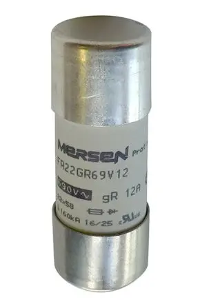 Produktfoto 1 von Mersen Protistor Patronensicherung FF / 50A 22 x 58 mm 700V ac Keramik gR
