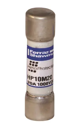 Produktfoto 1 von Mersen HP10M Patronensicherung gPV / 15 A 10 x 38 mm 1 kV Glas Melamin gPV