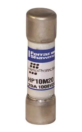 Produktfoto 1 von Mersen HP10M Patronensicherung gPV / 15A 10 x 38 mm 1kV dc Glas Melamin gPV