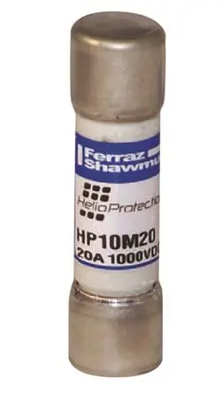 Produktfoto 1 von Mersen HP10M Patronensicherung gPV / 5A 10 x 38 mm 1kV dc Glas Melamin gPV