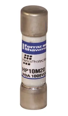 Produktfoto 1 von Mersen HP10M Patronensicherung gPV / 6 A 10 x 38 mm 1 kV Glas Melamin gPV