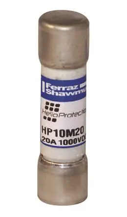 Produktfoto 1 von Mersen HP10M Patronensicherung gPV / 6A 10 x 38 mm 1kV dc Glas Melamin gPV
