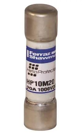 Produktfoto 1 von Mersen HP10M Patronensicherung gPV / 8 A 10 x 38 mm 1 kV Glas Melamin gPV