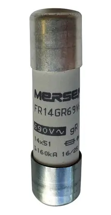 Produktfoto 1 von Mersen Protistor Patronensicherung FF / 50 A 14 x 51 mm 700 V ac Keramik gR