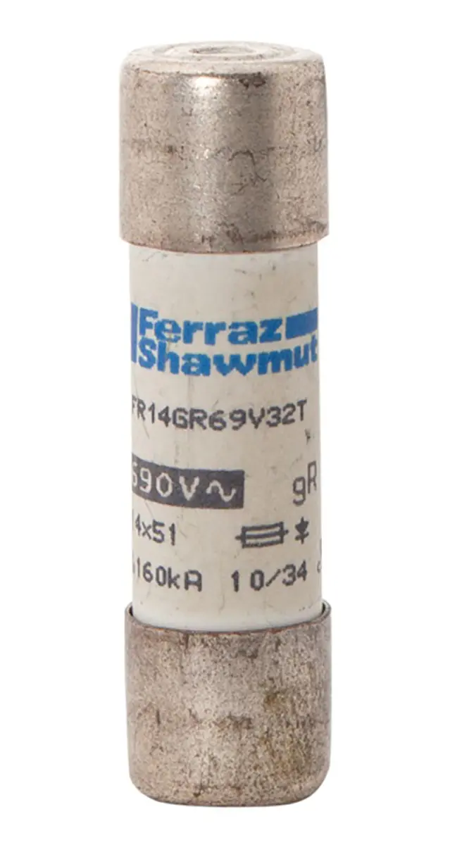 Produktfoto 1 von Mersen Protistor Patronensicherung FF / 32 A 14 x 51 mm 700 V ac Keramik gR