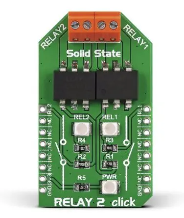 Produktfoto 1 von MikroElektronika LCA717 Entwicklungsbausatz Spannungsregler, Relais 2 Klick Relais, für Leuchten, Motoren