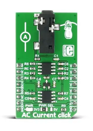 Produktfoto 1 von MikroElektronika MCP3201, MCP607 Entwicklungsbausatz Spannungsregler, AC-Strom Klick Strommessung, für