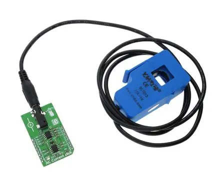 Produktfoto 1 von MikroElektronika MCP3201 Entwicklungsbausatz Spannungsregler, AC-Strom Klick-Bündel Strommessung, für MikroBUS