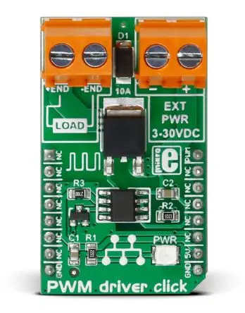 Produktfoto 1 von MikroElektronika DMP3010LK3, Si8711CC Entwicklungsbausatz Spannungsregler, PWM-Treiber Klick Motor-Controller, für