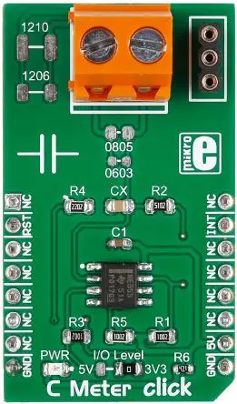 MikroElektronika NE-555 Entwicklungsbausatz Spannungsregler, C Zähler Klick Strommessung, für Multimeter-Messspitzen