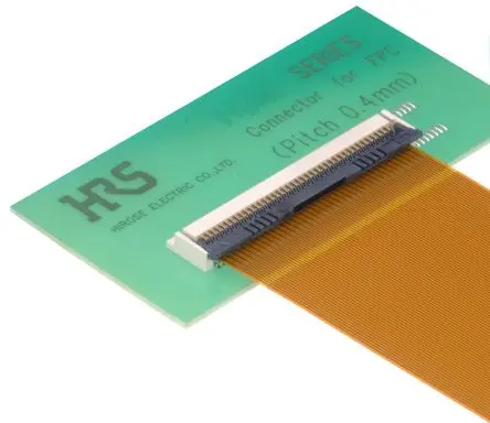 Produktfoto 1 von Hirose FH30 ZIF, Oberfläche Gerade FPC-Steckverbinder, 80-polig Buchse / 2-reihig, Raster 0.3 mm, ZIF-Kontakt unten