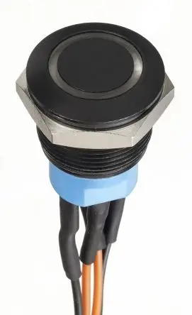 Produktfoto 1 von APEM AV Druckschalter Tastend Panel Ø 19.2 mm, 2-poliger Umschalter / 1A 30 V dc, IP67