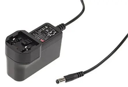 Produktfoto 1 von MEAN WELL GEM12I Steckernetzteil AC/DC-Adapter 12W, 100V ac, 7.5V dc / 1.6A Medizin-Zulassung, Universal-Stecker