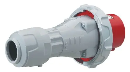 Produktfoto 1 von Legrand Leistungssteckverbinder Rot 3P+N+PE, 415V, Kabel Gerade IP67 63A