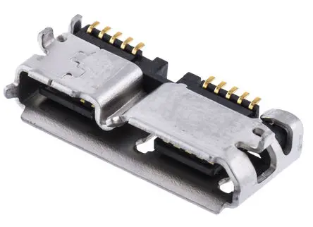 Produktfoto 1 von Hirose ZX360 USB-Steckverbinder USB-Typ B, Oberfläche