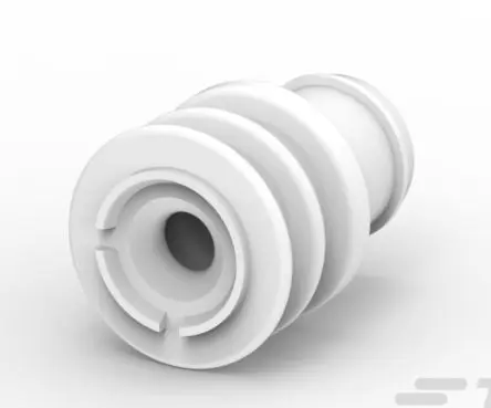 Produktfoto 1 von TE Connectivity Heavy Duty Sealed Connector Kfz-Steckverbinderdichtung, Stecker, Silikon Kabeldichtung, Weiß, T. 7.9 mm