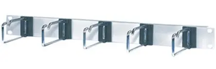 Produktfoto 1 von nVent SCHROFF Kabelorganisator Kabelring zur Verwend.mit 19 Zoll, Stahl 5 30mm