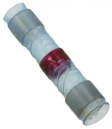 Produktfoto 1 von TE Connectivity D-1744 Lötmuffe ø 1.3 mm ø 4.57 mm, 29.6mm Länge 2kV Blau Polyvinylfluorid