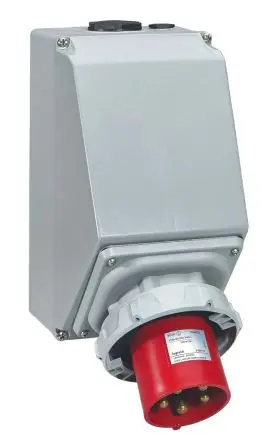 Legrand P17 Tempra Pro Leistungssteckverbinder Rot, 415V / 125A, Oberfläche IP67