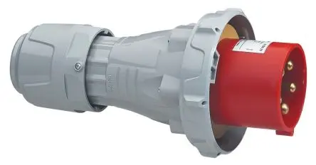 Produktfoto 1 von Legrand Leistungssteckverbinder Rot 3P+N+PE, 415V, Kabel Gerade IP67 125A