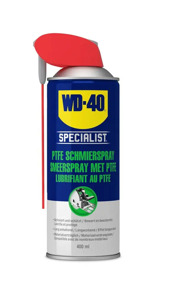 Produktfoto 1 von WD-40 WD-40 Dry PTFE Schmiermittel Mehrzweckschmiermittel, Zerstäuber 400 ml
