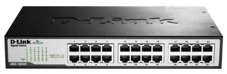 Produktfoto 1 von D-Link 24-Port Gigabit Unmanaged Desktop Switch Gigabit-Switch 24-Port Unmanaged 1000Mbit/s