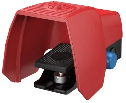 Produktfoto 1 von Bernstein AG F1 Fußschalter Rastend Aluminium, 2-poliger Umschalter, 5 A 240 V ac, IP67