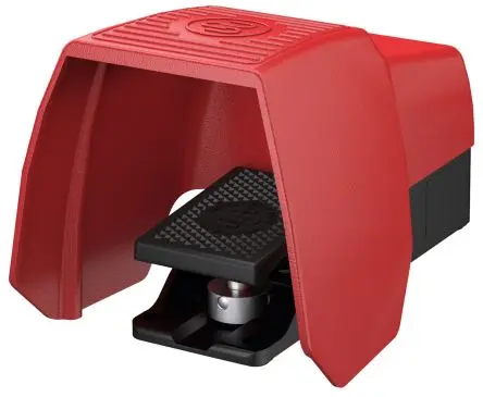 Bernstein AG F1 Fußschalter Typ Not-Aus-Fußschalter, 2-poliger Umschalter Aluminium, IP 67