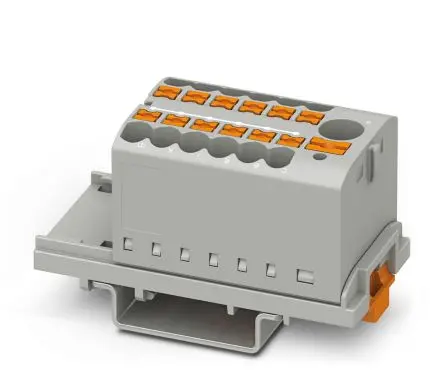 Produktfoto 1 von Phoenix Contact PTFIX Verteilerblock 41A Grau 13-polig
