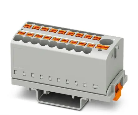 Produktfoto 1 von Phoenix Contact PTFIX Verteilerblock 41A Grau 19-polig