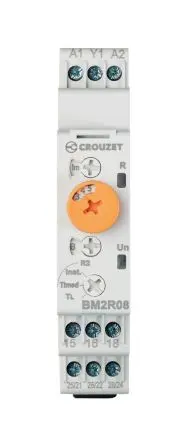 Produktfoto 1 von Crouzet Syr-Line Zeitrelais, DIN-Hutschiene 12 to 240 V dc 12V ac, 240 V ac, 0.5 s to 10 Days, 2 Kont. Multifunktion,
