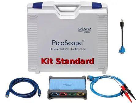Pico Technology Oszilloskop Zubehör-Set, Differenzial-Oszilloskop-Kit Differenzial-Oszilloskop mit hoher Auflösung,