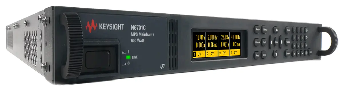 Produktfoto 1 von Keysight Technologies N6700C 4-Kanal Digital Labornetzgerät 400W, 0 → 50V / 10A