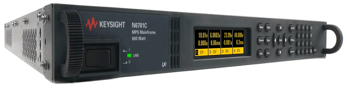 Produktfoto 1 von Keysight Technologies N6701C 4-Kanal Digital Labornetzgerät 600W, 0 → 60V / 10A