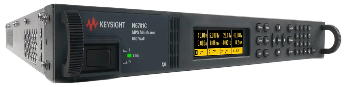 Produktfoto 1 von Keysight Technologies N6702C 4-Kanal Digital Labornetzgerät 1.2kW, 0 → 60V / 10A