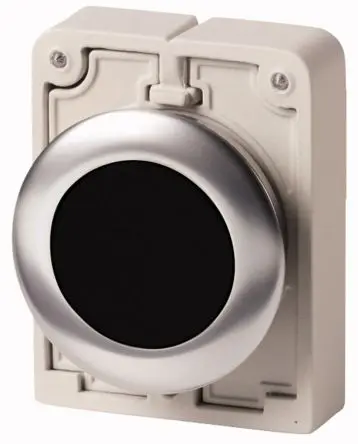 Produktfoto 1 von Eaton RMQ Titan M30 Druckschalter Ø 30 mm, Schwarz Tastend Rund Rund Metall, IP67