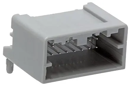 Produktfoto 1 von Molex Mini50  Automotive, Kfz-Steckverbinder, Kabel-Platine, Stecker, Raster 2mm, 24-polig, Grau / 2-reihig, 4A