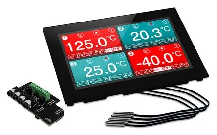 Produktfoto 1 von Lascar EL-SGD 70-ATP Temperatur Temperatur Datenprotokolliergerät, USB, 0 °C 4-Kanal → 40 °C
