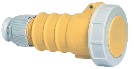 Produktfoto 1 von Bals Leistungssteckverbinder Gelb, 110V 2P+PE / 16A, Kabel IP67