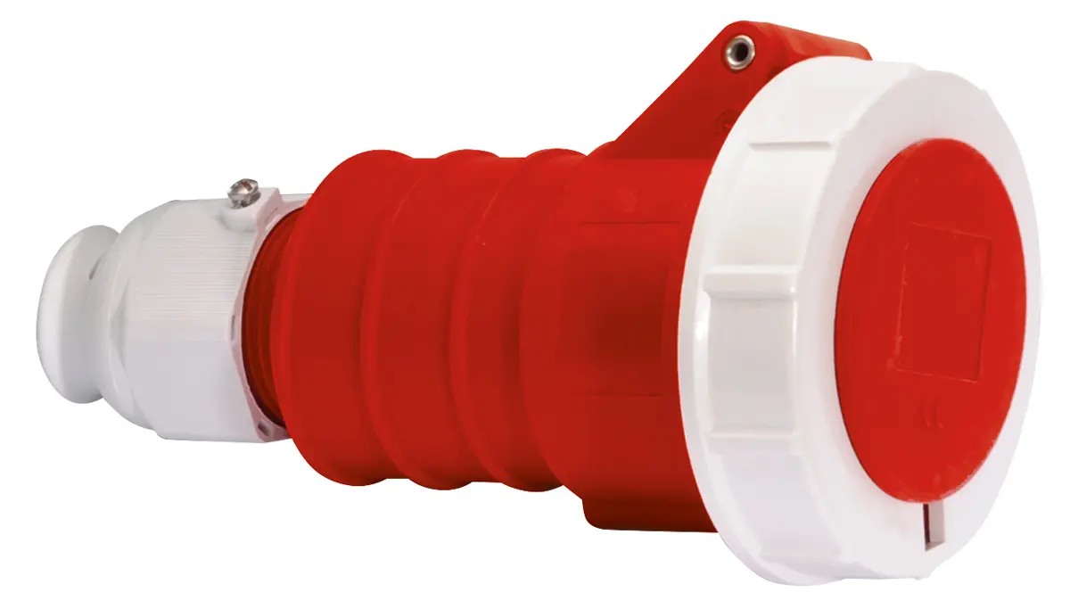 Produktfoto 1 von Bals Buchse Anschluss Rot 3+PE Kontakt IP40 B. 78 mm