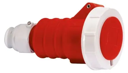 Produktfoto 1 von Bals Buchse Anschluss Rot 3+PE Kontakt IP67 B. 78mm