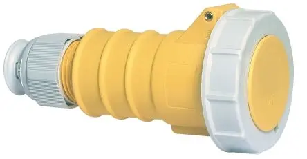 Produktfoto 1 von Bals Leistungssteckverbinder Gelb, 110V 2P+PE / 32A, Kabel IP67
